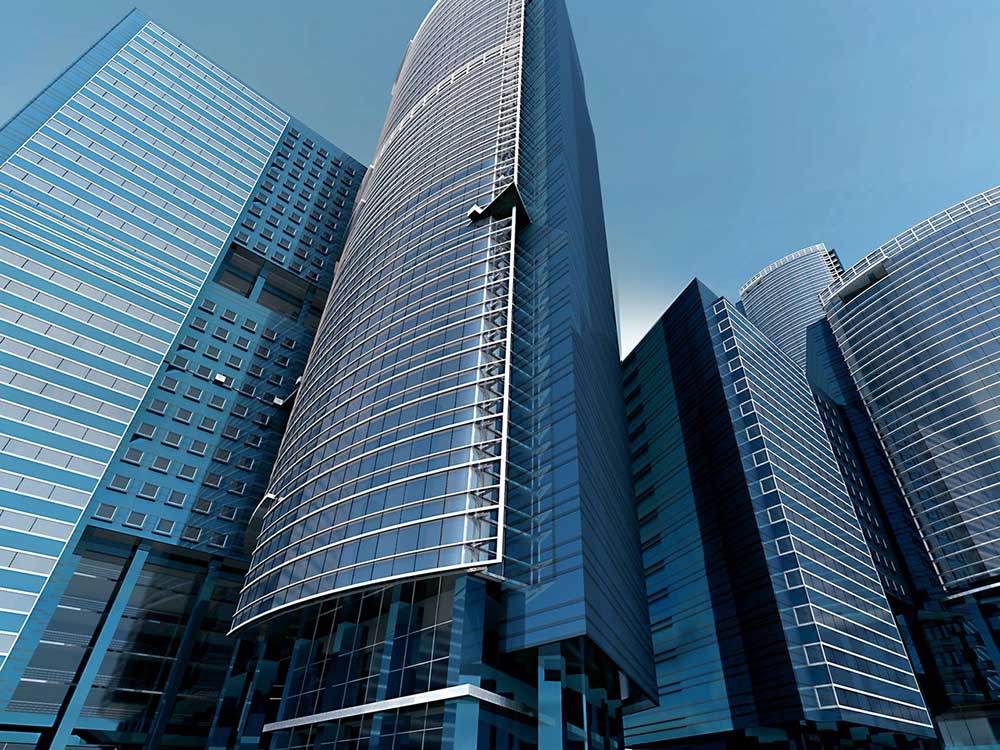 ساختمان های کوچک و بزرگ